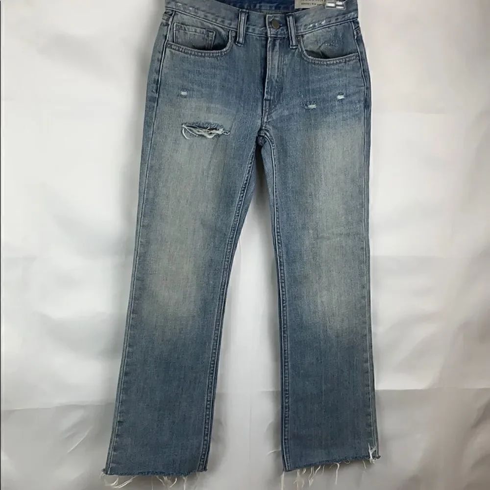 All Saints Serene kick Flare destroyed jeans